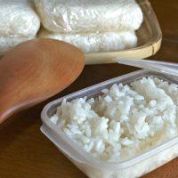 freeze cooked rice